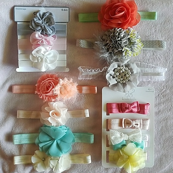 Carter's Other - Baby headbands lot/bundle